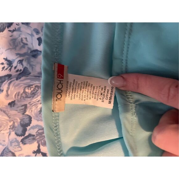 Touch9 Midi Skirt Teal - Picture 3 of 3